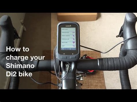 shimano di2 junction box frame instalation|how to charge di2 shifters.